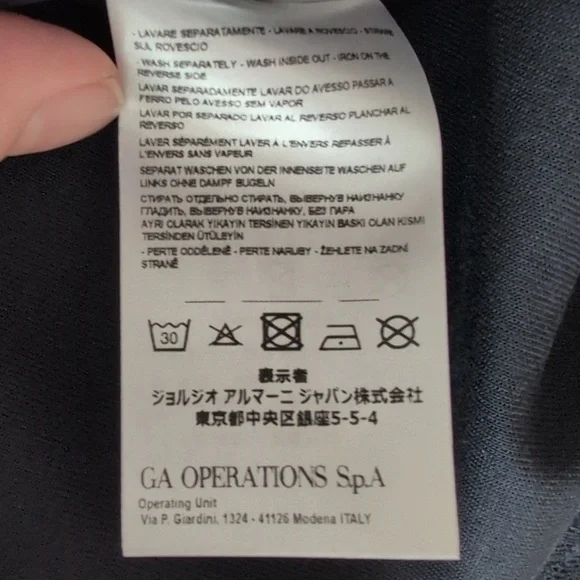 Armani Exchange Charcoal Crewneck Sweatshirt - Picture 7 of 7